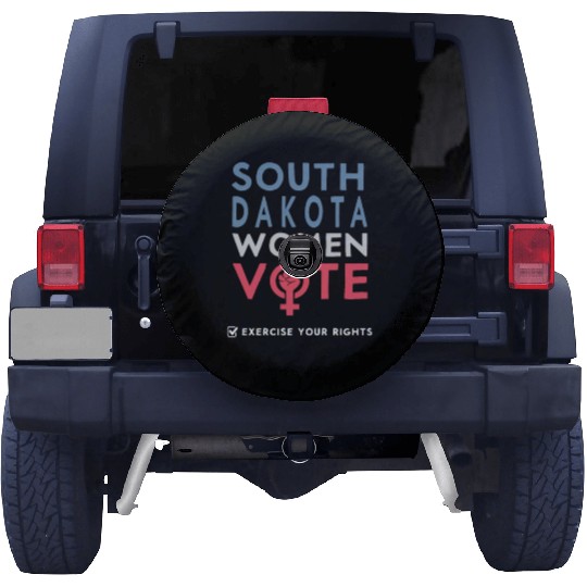 South Dakota Women Vote Voter 2022 Election Spare Tire Covers