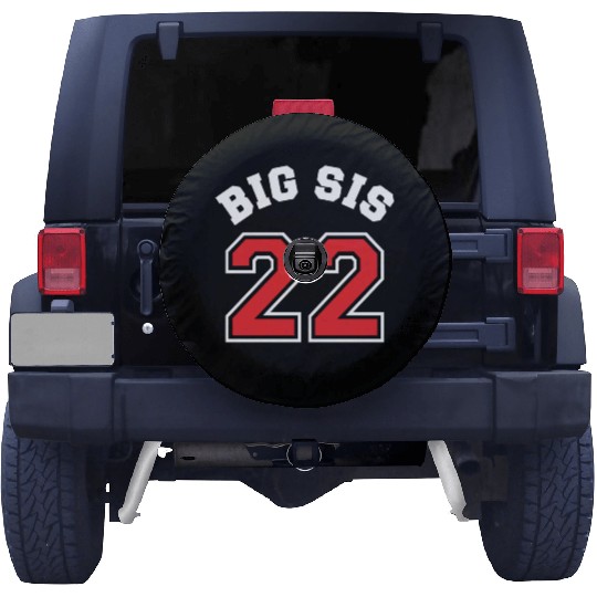 Big Sis 2022 - Big Sister Baby Family Birth Girl Spare Tire Covers