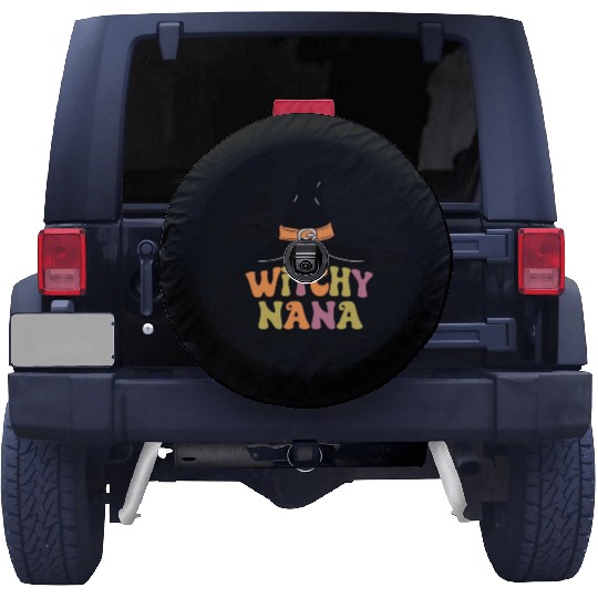 Witchy Mama Halloween Grandma Spare Tire Covers