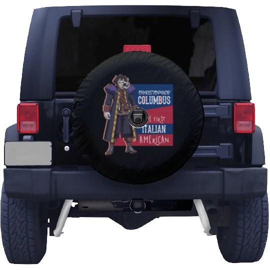 Christopher Columbus day Spare Tire Covers