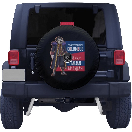 Christopher Columbus day Spare Tire Covers