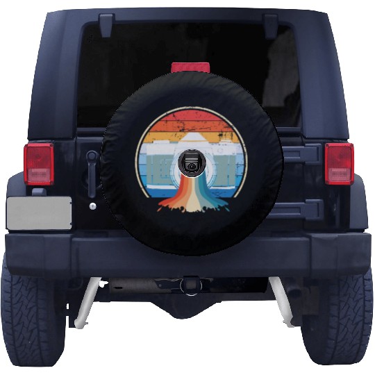 Retro Vintage Camera Picture For Photographers Spare Tire Covers