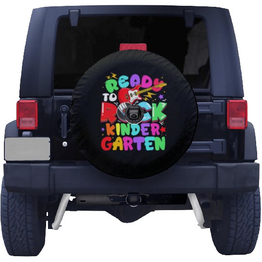Ready To Rock Kindergarten First Day Of School Spare Tire Covers
