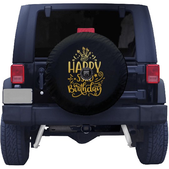 Happy 53rd Birthday Presents 53 Year Old Gift Gold Spare Tire Covers
