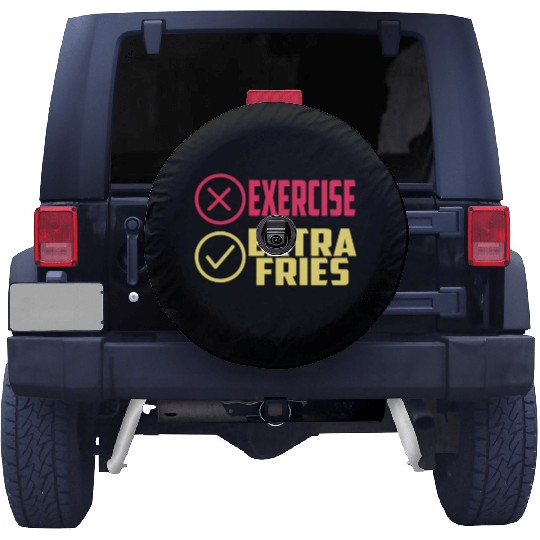 Exercise Extra Fries Gym Workout Chips Spare Tire Covers