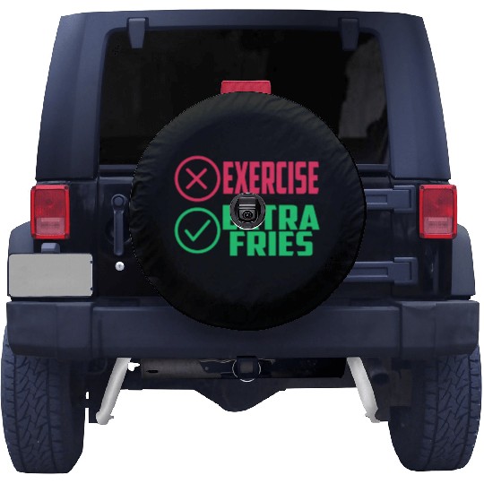 Exercise Extra Fries Gym Workout Chips Spare Tire Covers