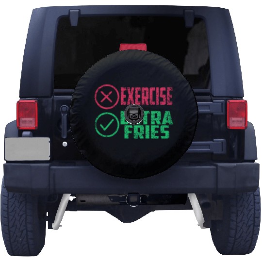 Exercise Extra Fries Gym Chips Workout Spare Tire Covers