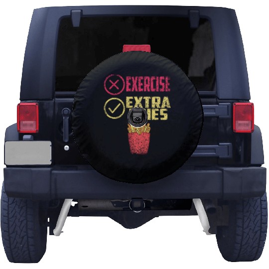 Exercise Extra Fries Gym Workout Chips Spare Tire Covers