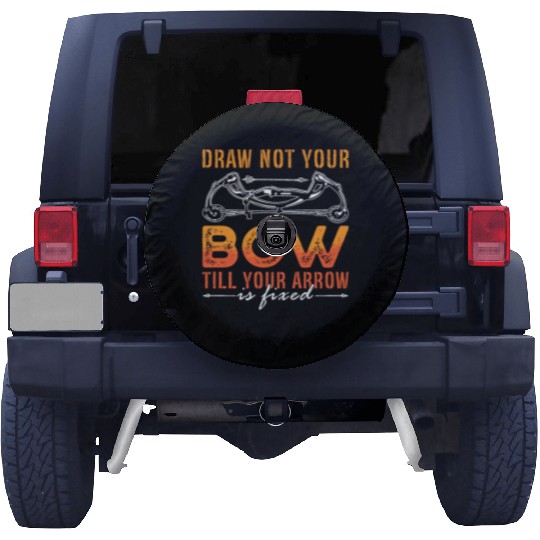 Archery Draw Not Your Shooting Arrow Target Archer Spare Tire Covers