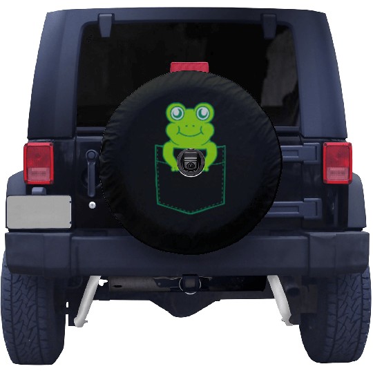 Spare Tire Covers pocket small cute frog