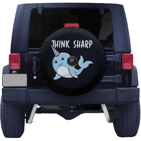 Think Sharp Narwhal Unicorn Of The Sea Animal Spare Tire Covers
