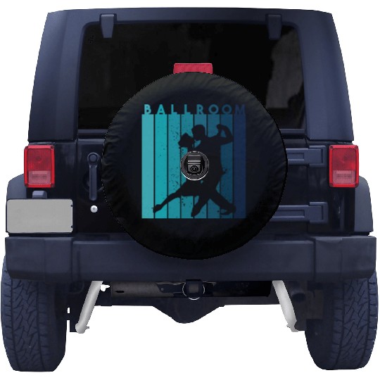 Retro Dance Teacher Dancer Ballroom Spare Tire Covers