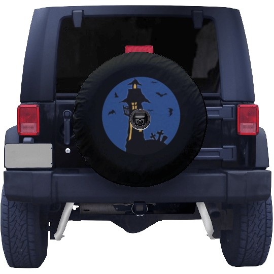 Halloween Haunted House Spare Tire Covers