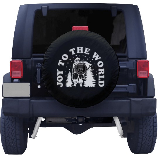 Joy To The World Merry Christmas Holiday Xmas Spare Tire Covers