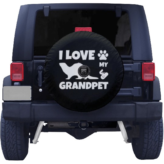 I Love My Grandpet Ferret Spare Tire Covers