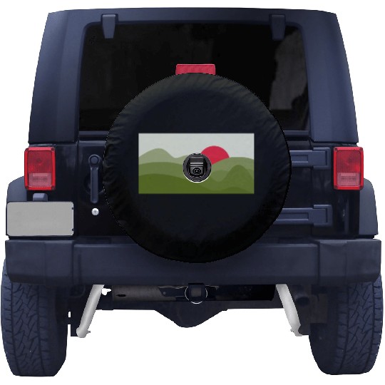 Minimalist Sun Pickle Green Spare Tire Covers