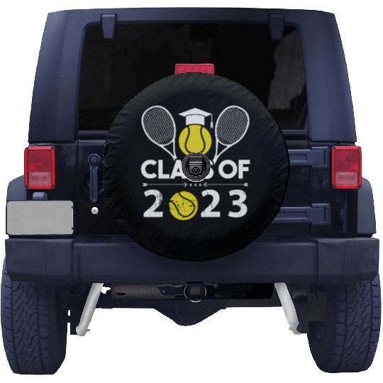 Graduation Class of 2023 Tennis Senior year T-Shir Spare Tire Covers