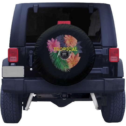 Tropical Party Spare Tire Covers
