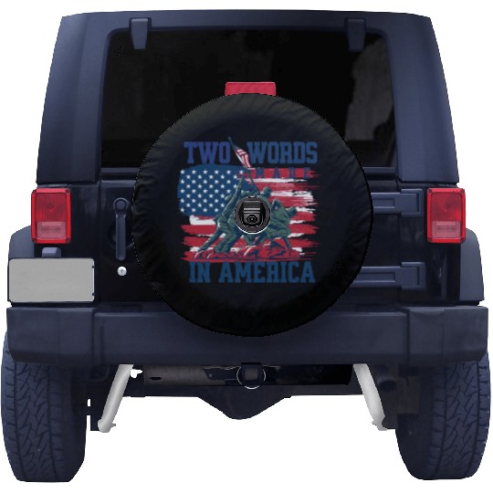 U S Army Veteran Flag 2 Spare Tire Covers
