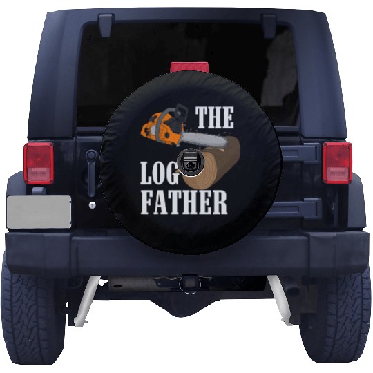 Lumberjack Orange Chainsaw Spare Tire Covers