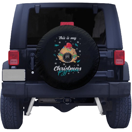 Winter Christmas Pyjama Chick Spare Tire Covers