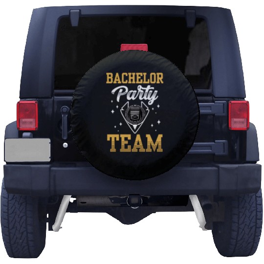 Bachelor Party Team Bride Groom Spare Tire Covers