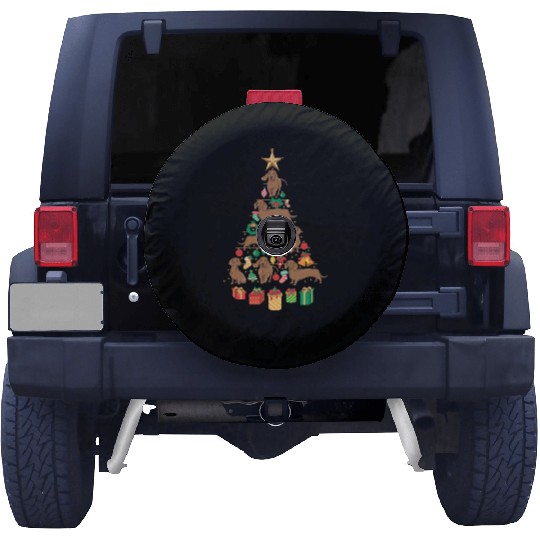 Dachshund Christmas Tree Spare Tire Covers