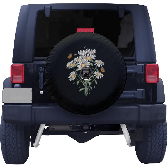 Marguerites Daisy Summer Daisies Flower Garden Spare Tire Covers