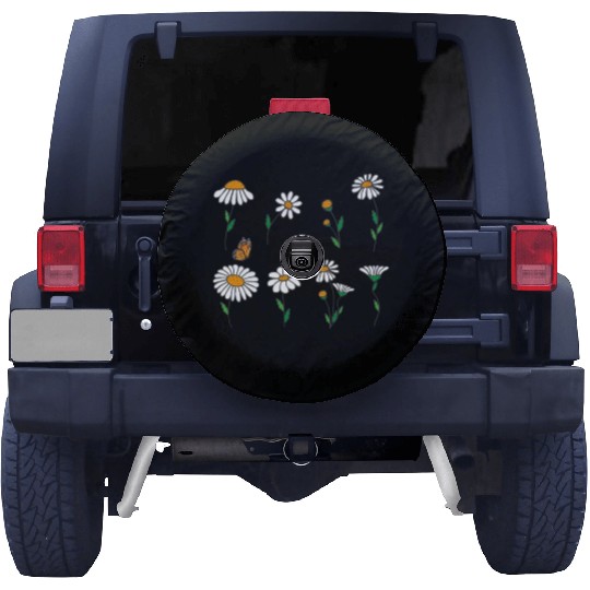 Marguerites Daisy Summer Daisies Flower Garden Spare Tire Covers