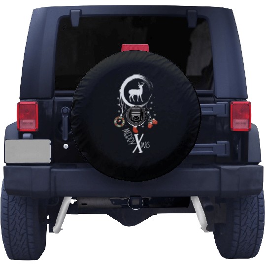 Winter dreamcatcher Christmas Deer Spare Tire Covers