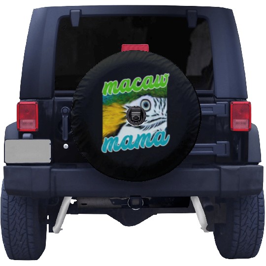 Blue And Yellow Macaw - Parrot Spare Tire Covers