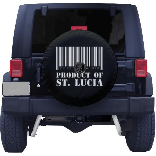 Product of St. Lucia (White) Spare Tire Covers