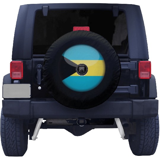 Bahamas Flag Spare Tire Covers