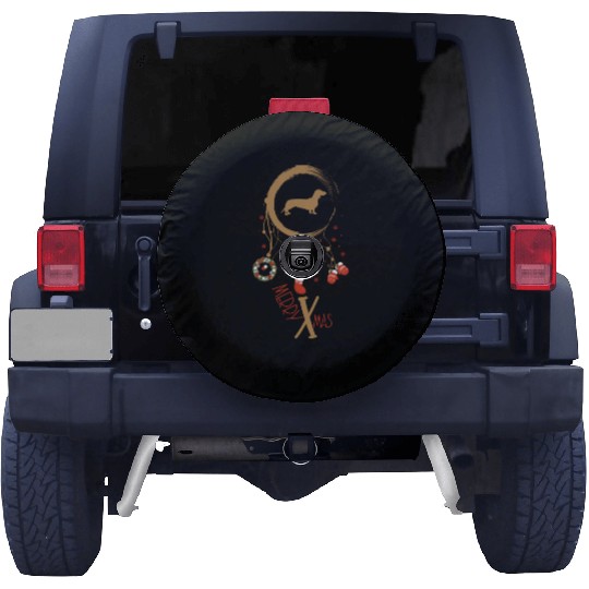 dog dreamcatcher Christmas Dachshund Spare Tire Covers