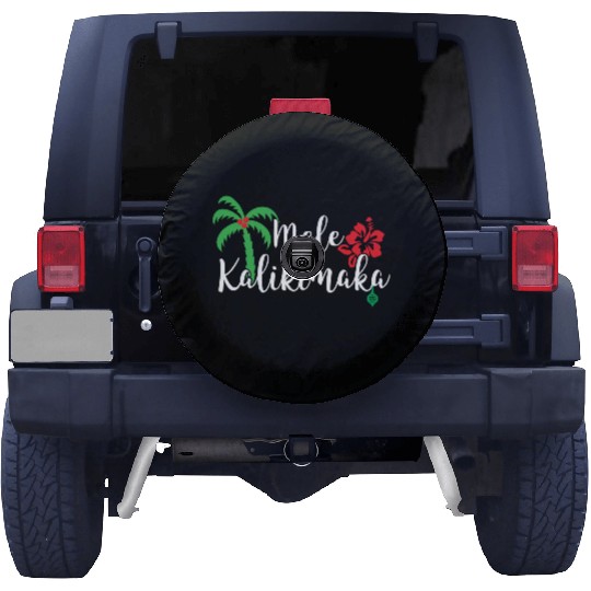 Mele Kalikimaka Hawaiian Merry Christmas Spare Tire Covers