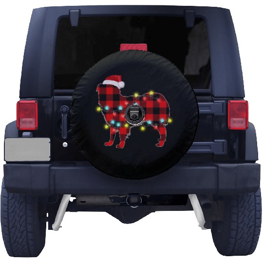 Miniature American Shepherd Christmas Dog Lover Spare Tire Covers