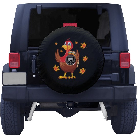 turkey body costume Thanksgiving Day fall autumn Spare Tire Covers