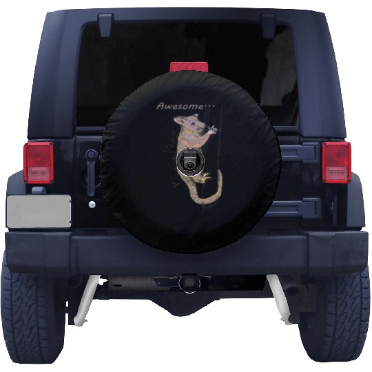 Funny Opossum, Awesome Possum Spare Tire Covers