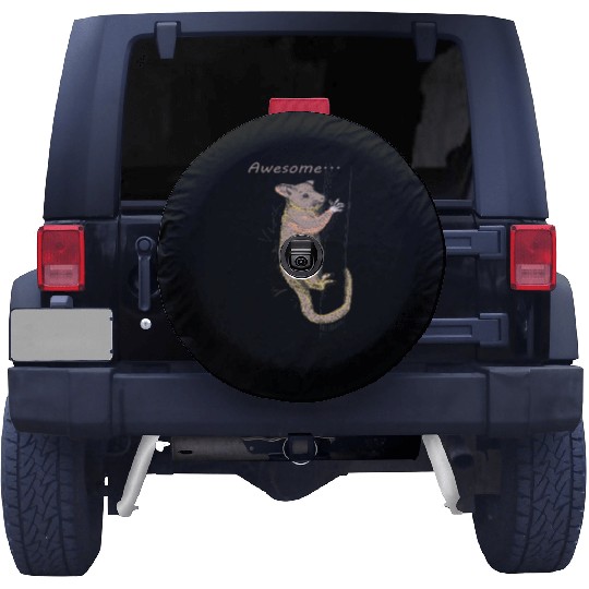 Funny Opossum, Awesome Possum Spare Tire Covers
