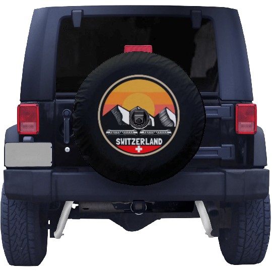 Switzerland Neutrality Home Spare Tire Covers
