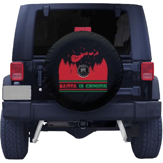 Santa is coming Spare Tire Covers