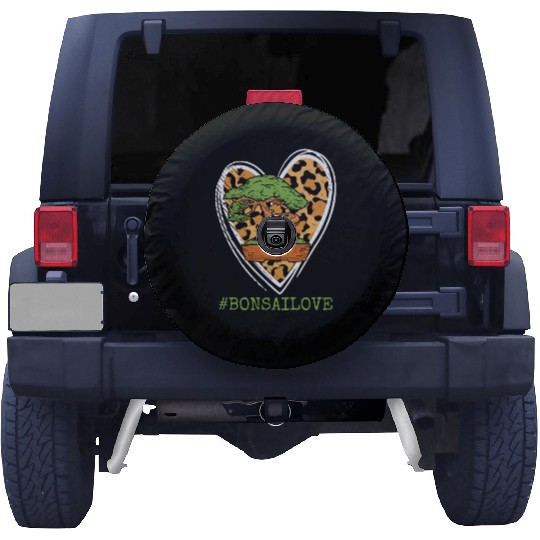 Bonsai Miniature Trees Love Japanese Leopard Heart Spare Tire Covers