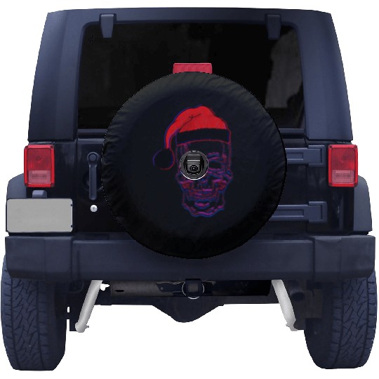 Christmas Skull Spare Tire Covers
