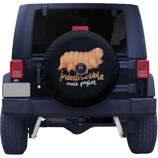 Indestructible Moss Piglet Science Tardigrade Spare Tire Covers