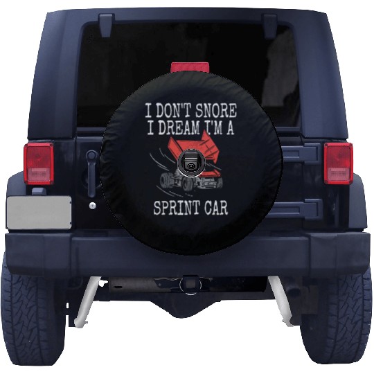 I Don't Snore Sprint Car Racing Dirt Track Racer S Spare Tire Covers