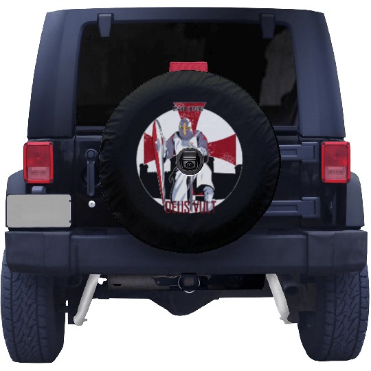 Stand strong and Deus vult Spare Tire Covers