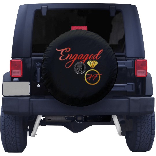 engaged af engagement valentines day Spare Tire Covers