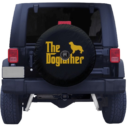 Golden Retriever Dogfather Dog Lover Godfather Sty Spare Tire Covers