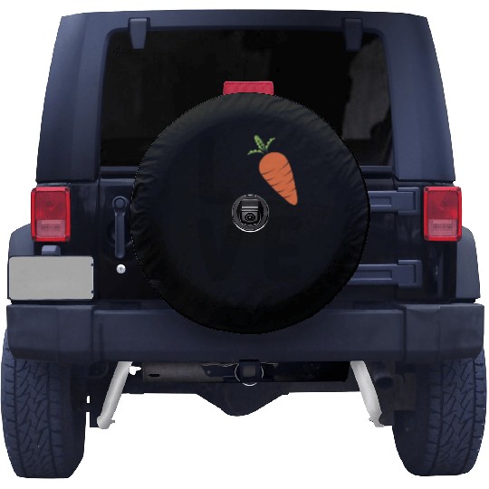 Carrot Love-Vegetable Love Spare Tire Covers