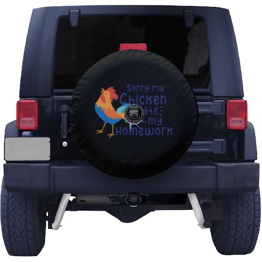Chicken Farmer Gift Funny Chickens Country Farm Spare Tire Covers